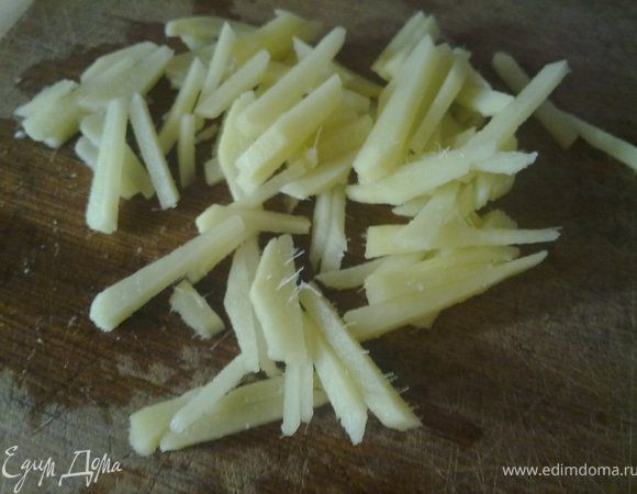 порезать соломкой имбирь