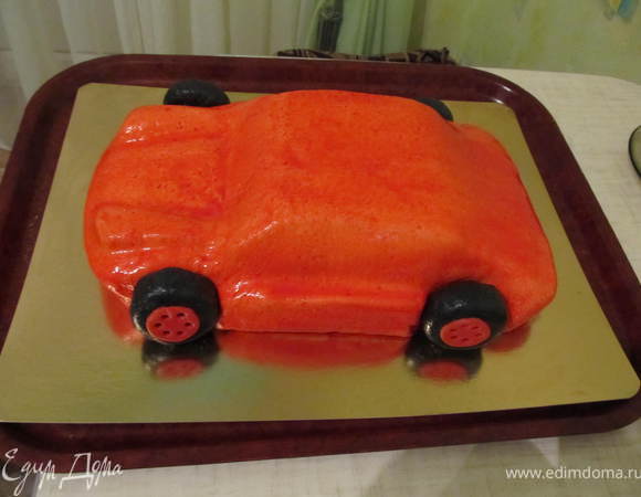 Покрасить всю машинку, прикрепить колеса