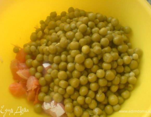 добавить горошек