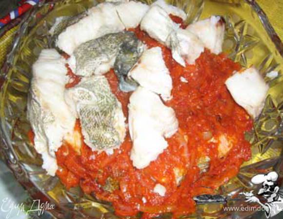 затем рыба.
