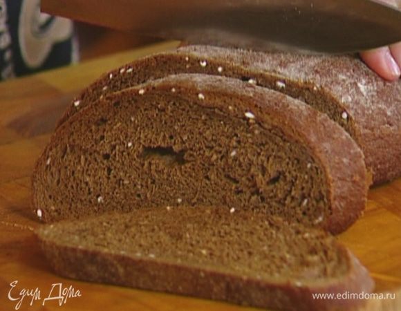 Хлеб подсушить в тостере.