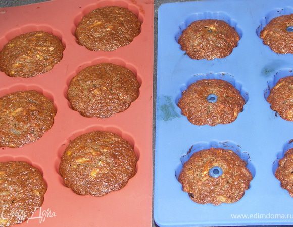 Выпекать около 30 мин (при 190С). Есть ещё вариант при 150-160 С выпекать 50-60 мин. Полностью остудить.