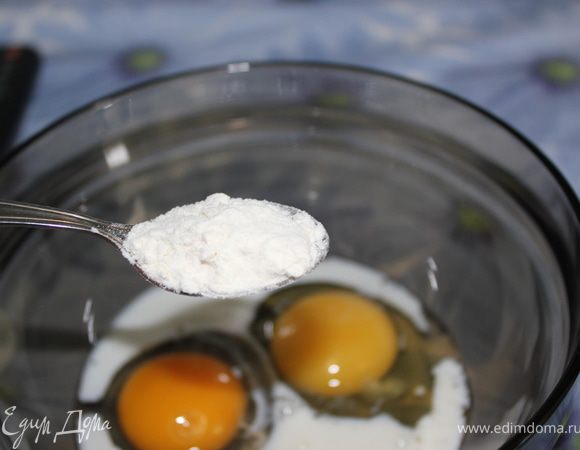 ...1 ч.л.муки...