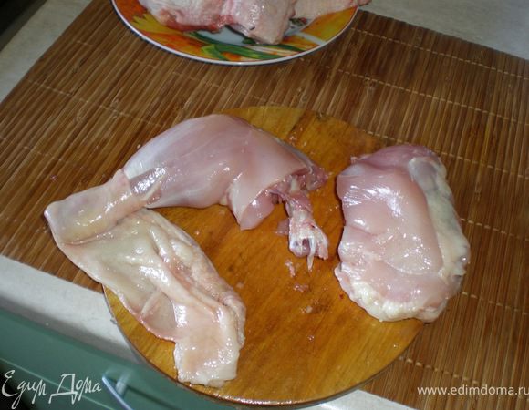 отрезаем спинку(хребет)