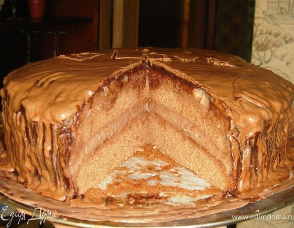 Кушайте на здоровье на следующий день! За это время торт замечательно пропитается и подарит вам массу приятных вкусовых ощущений!
Готовьте своим любим побольше вкусностей, дарите им радость и незабываемость семейных застолий!

ПРИЯТНОГО АППЕТИТА!