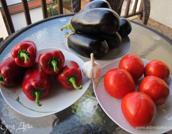 Вот эти овощи мы используем для приготовления нашего блюда.