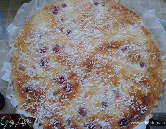 Посыпаем потом стружкой. 