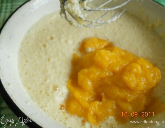  следом добавить манговое пюре 