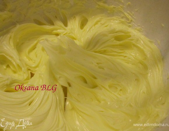 Крем. Масло взбить.