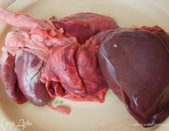 вот так выглядят бараньи субпродукты: