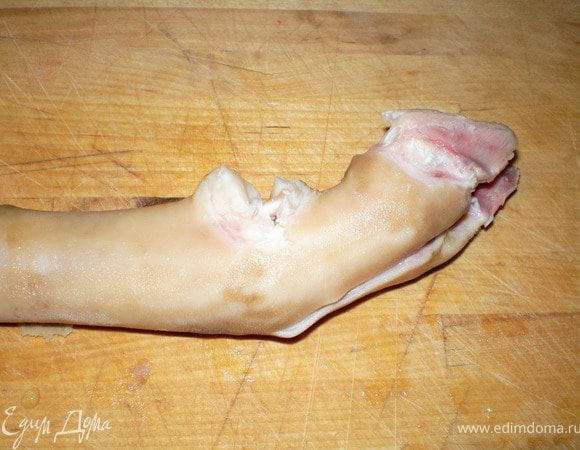 После скобления