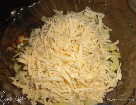 Сыр потереть на терке