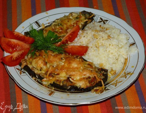 Подавать с гарниром. У меня рис отварной.