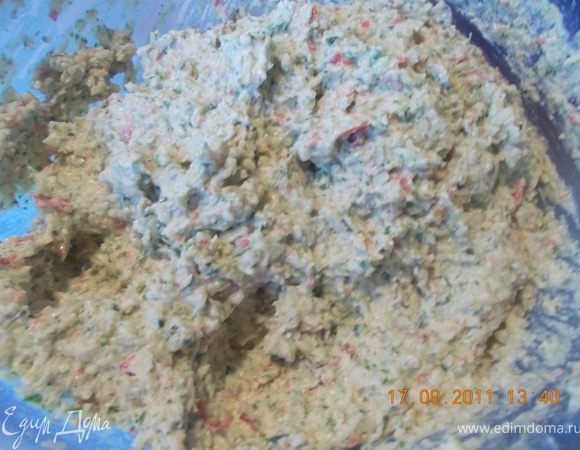 добавляем к овощам остальные ингредиенты и перемешиваем 