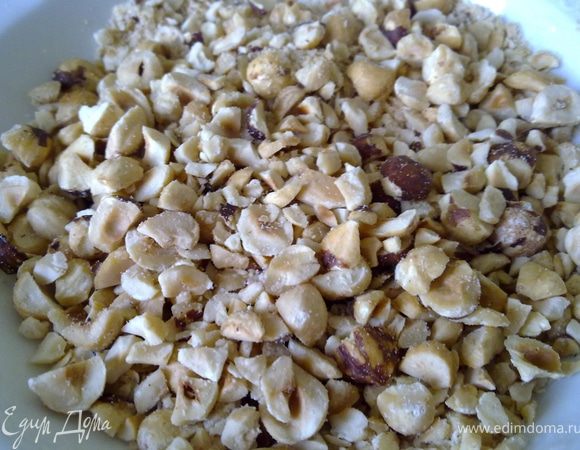 Орехи крупно порубить