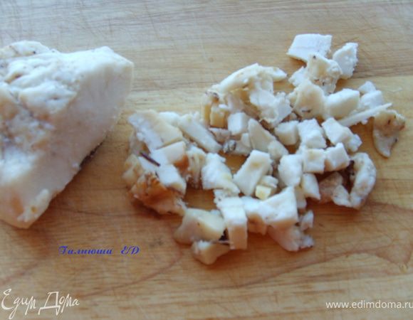 Жир порезать небольшими кубиками