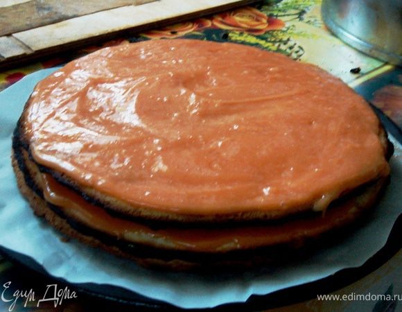 Складываем торт.