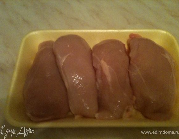 Подготовить филе, промыть и обсушить.