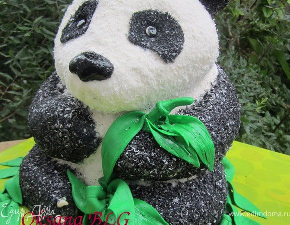 Вот такой получается тортик-Пандочка.