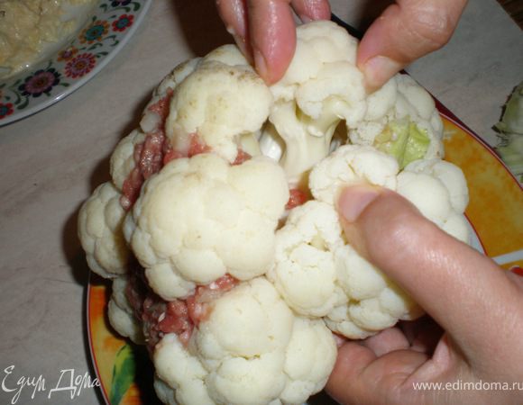 затем фаршируем капусту