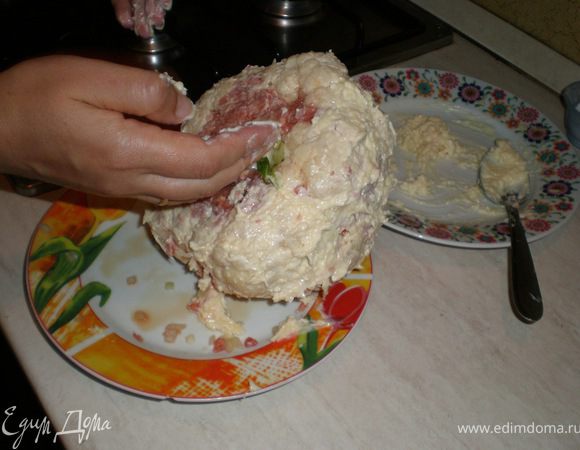 наносим эту смесь на капусту со всех сторон
