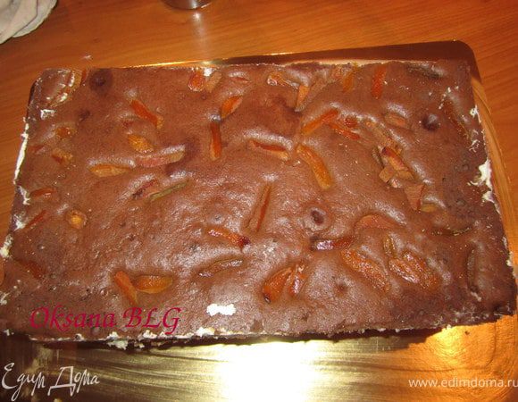 Перемазать коржи. Поставить на 3-4 часа в холодильник.