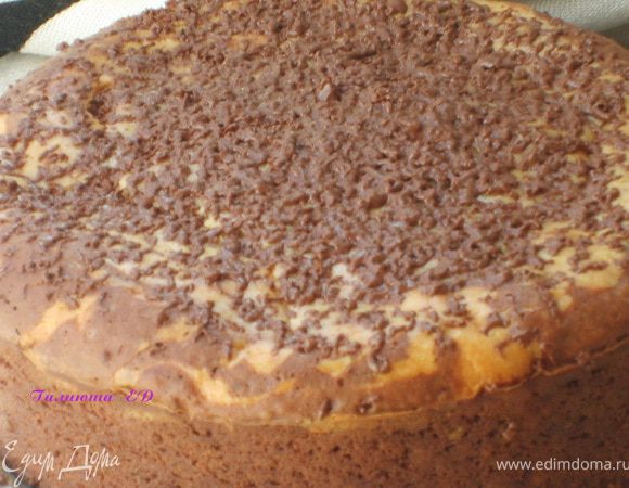 Выпекать при 150 гр. 55 минут. Уже через час воздушное шоколадное чудо будет готово:))
после выпекания дать десерту немного остыть в форме. 