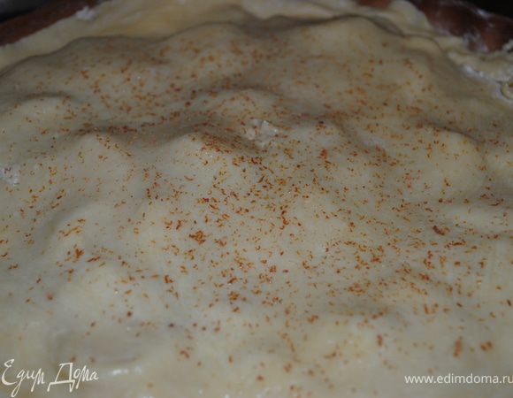 Посыпать корицей, и запекать 30 минут при 180 