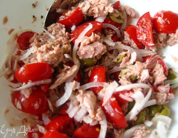 Перемешали.