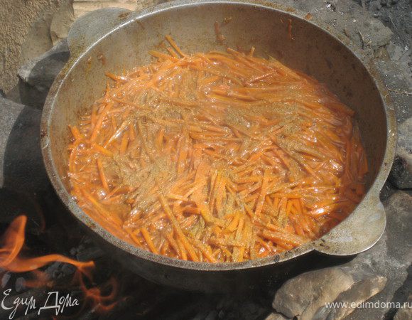 После 40 минут морковь выглядит так.