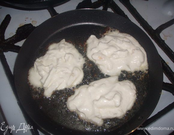 нажарить оладушки