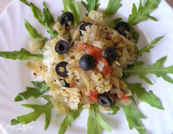 Подавать на веточках рукколы. В постный день блюдо можно дополнить кунжутом или кедровыми орешками. Приятного аппетита! :)