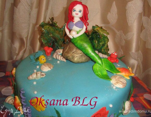 Наш тортик готов.) Веселого и сказочного Вам праздника.)!