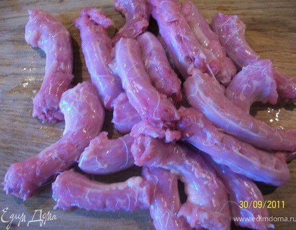 Шейки промыть, высушить бумажным полотенцем.
