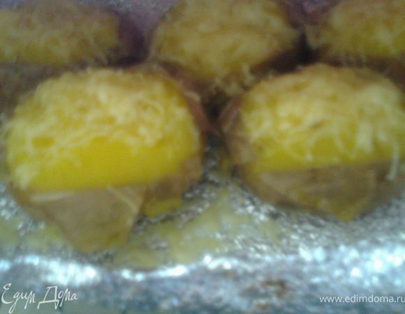 ...и запечь до плавления сыра (в моей электропечурке 5 минут)