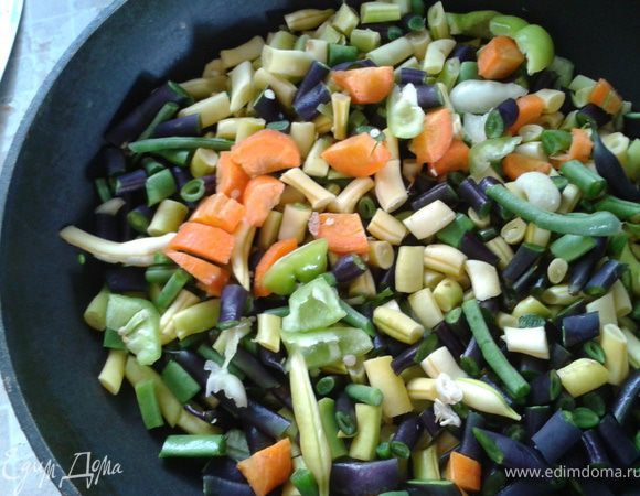 Морковь, фасоль...