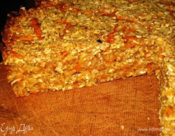 Смешать все сухие ингредиенты, добавить яйцо, мед, хорошо размешать руками. Добавить тыкву, размешать еще раз. В форму выложить нашу массу, у меня была силиконовая, я ничем не смазывала. 180 гр. 30-40 мин. Будьте здоровы и приятного аппетита! 