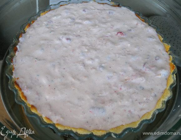 11. и заливаем в "готовый" корж. 