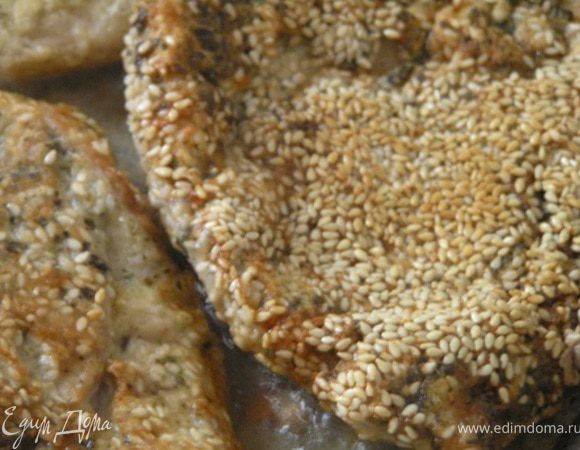 Обжарить на растительном масле с двух сторон до румяного цвета.