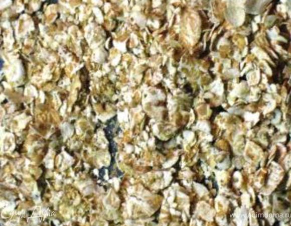 Запанировать в хлопьях. Я не измельчаю.