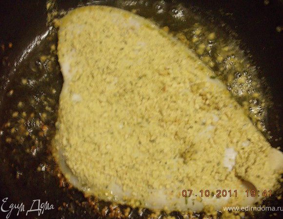 обжарить на хорошо разогретом масле