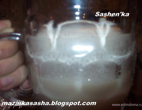 меньше чем за 15 минут поднялась вот такая чудесная пена