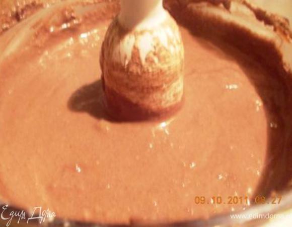 в охлаждённую, набухшую массу добавить все остальные ингредиенты, перемешать и слегка взбить