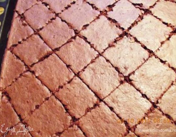 готовое пласт разрезать, печенье посыпать сахарной пудрой.
Приятного аппетита!