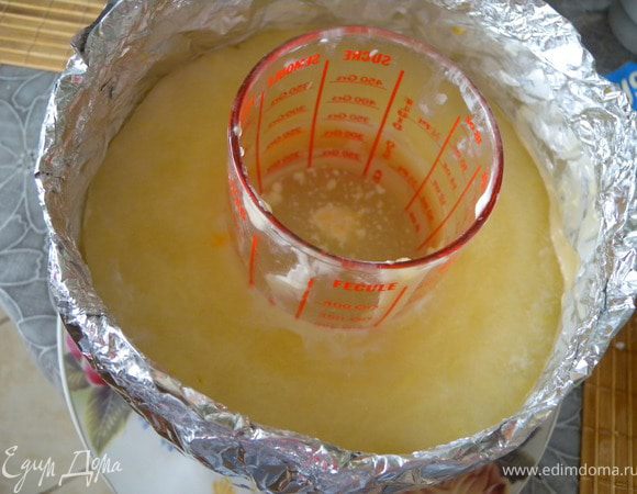 10. Опять дыню... и т д. Оставить в холодильник до полного застывания. 