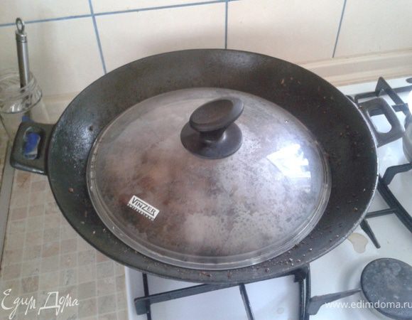 3. Потом протушила до готовности без ничего. 