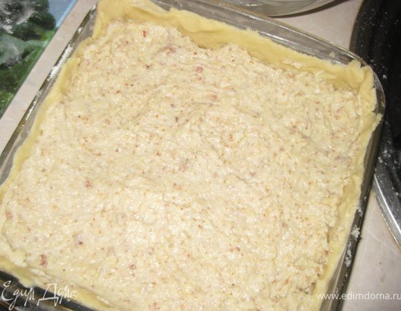 Выкладываем начинку.