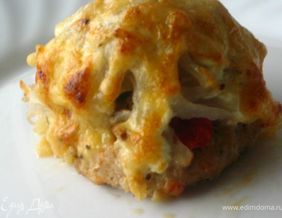 Как только сыр сверху подрумяниться -готово!