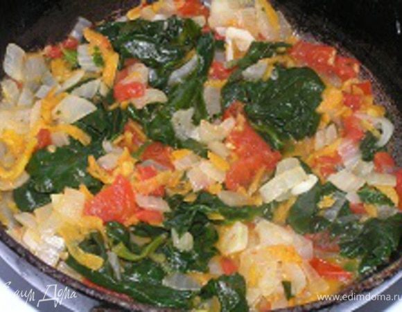 прогреть еще 2-3 минуты, перемешать.