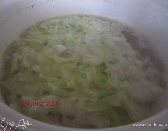 Добавить в бульон.